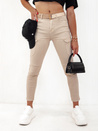 Női nadrág LOVFASHION bézs Dstreet UY2115