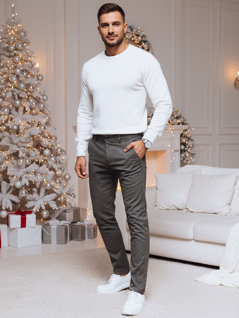 Férfi sötétszürke chinos nadrág Dstreet UX4388z