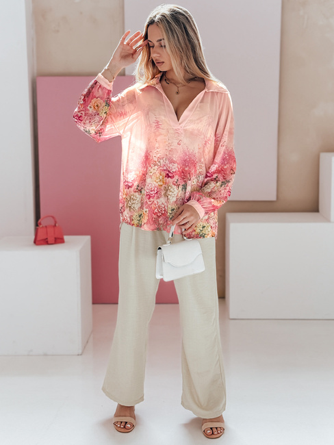 Női széles szárú nadrág MILLIVIO khaki Dstreet UY2661