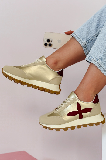 Női sportcipő FLEXIMOT bordó Dstreet ZY0904 ZY0904