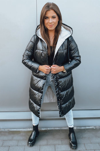 Női kabát KERMIT fekete Dstreet TY2859 TY2859