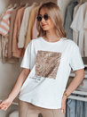 Női póló PISTAN fehér Dstreet RY2603_2