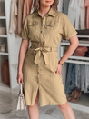 LOVE ME MIDI midi ing ruha bézs Dstreet EY2594