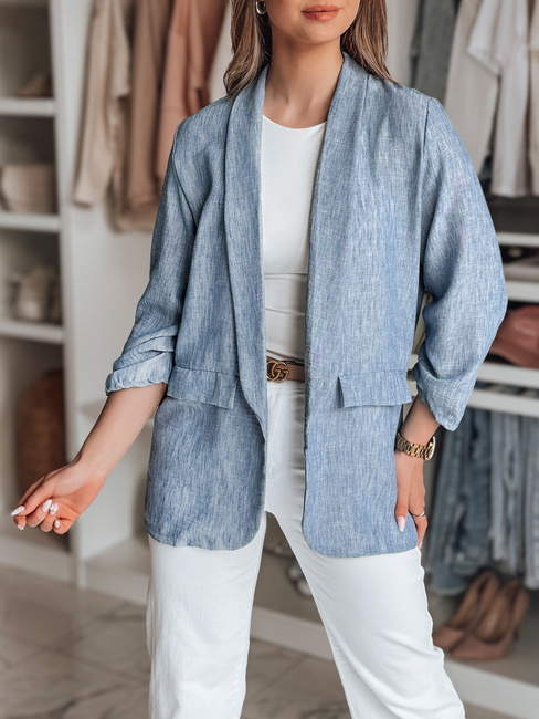 Női oversize dzseki SOFT LOVE tengerészkék Dstreet PY0131