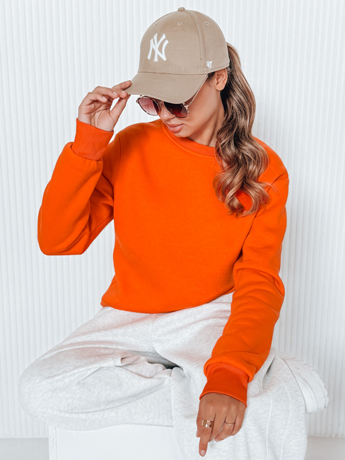 Női nem kapucnis pulóver FASHION II Szín Narancssárga DSTREET BY0317