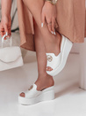 KLASSINA női platform flip-flopok fehér Dstreet ZY0760_2