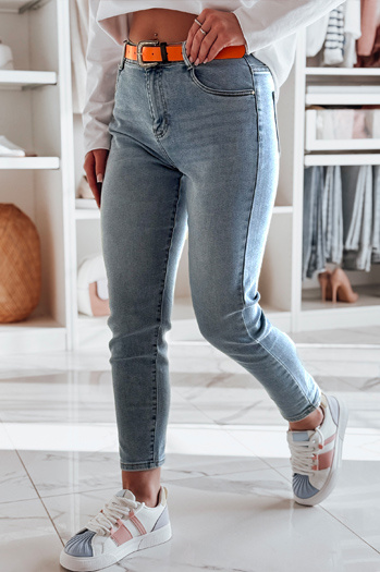 Női farmer nadrág FITONIC kék Dstreet UY2450 Dstreet UY2450