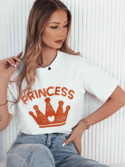 Női póló PRINCY fehér Dstreet RY2392