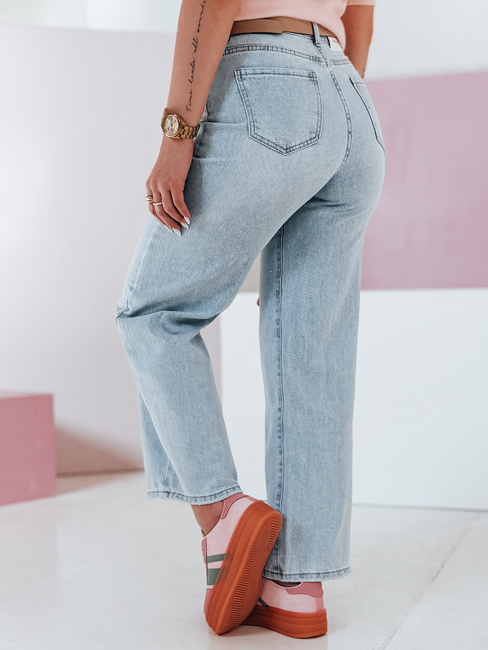 Spodnie damskie jeansowe wide leg FLOWLESS jeansowe Dstreet UY2682
