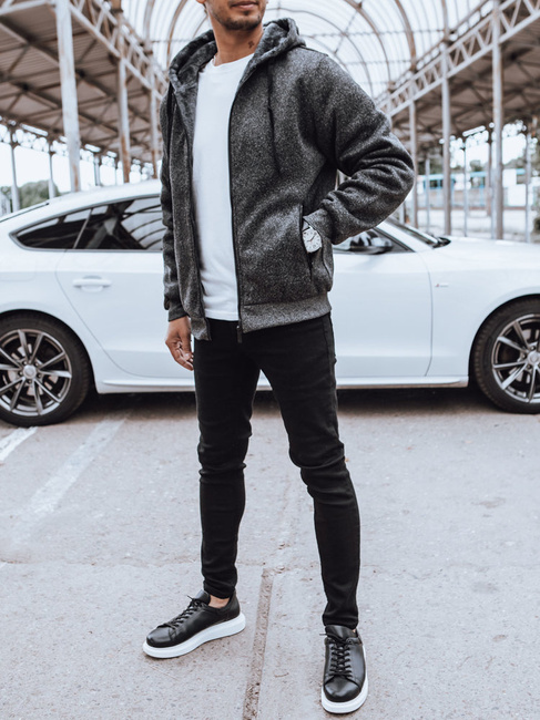 Férfi ifjúsági pulóver Szín Sötétszürke DSTREET BX5598