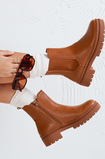 Női csizma MONDERICO camel Dstreet ZY0512 Női csizma MONDERICO camel Dstreet ZY0512