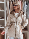 Női GLAMOON átmeneti parka kabát bézs Dstreet TY4811 TY4811