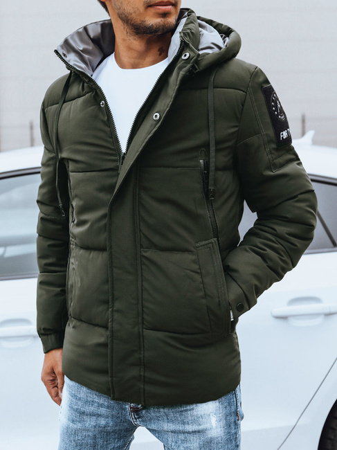 Férfi téli dzseki Szín Zöld DSTREET TX4459