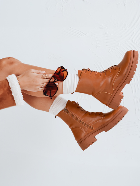 Női táskás csizma STYLOBOSS camel Dstreet ZY0520 ZY0520