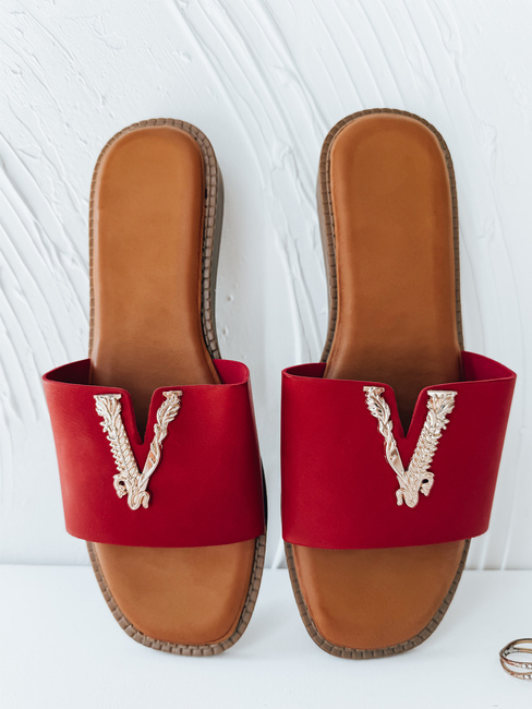 Női SOLVINA flip-flop piros Dstreet ZY0960 ZY0960