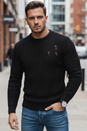 Férfi téli pulóver Szín Fekete DSTREET WX1991
