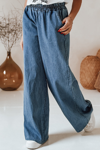 Női farmer farmer nadrág DENIMJOY tengerészkék Dstreet UY2718 UY2718