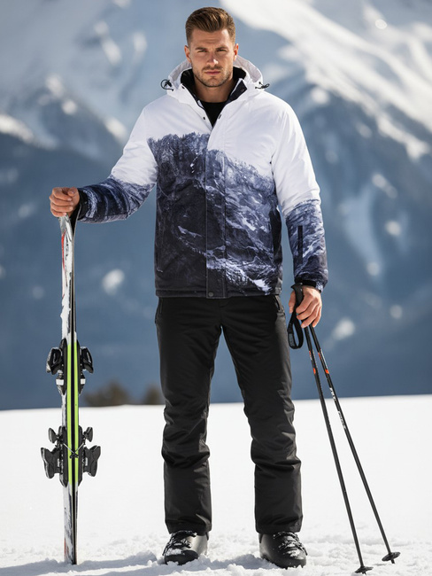 Férfi téli sí dzseki tengerészkék Dstreet TX5125