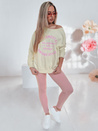 Női magas derekú leggings SOFLEGG rózsaszín Dstreet UY2513_4