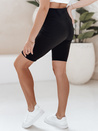 Női kerékpáros rövidnadrág SOFT AND FIT fekete Dstreet SY0420