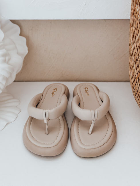 Női EASYDAY flip-flopok bézs Dstreet ZY0992