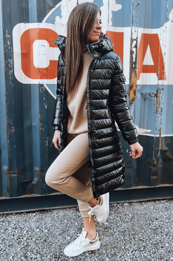 Női hosszú kabát LESSI Szín Fekete DSTREET TY3353