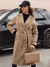 Női oversize kabát CAMELLYN hosszú camel Dstreet NY0743 NY0743