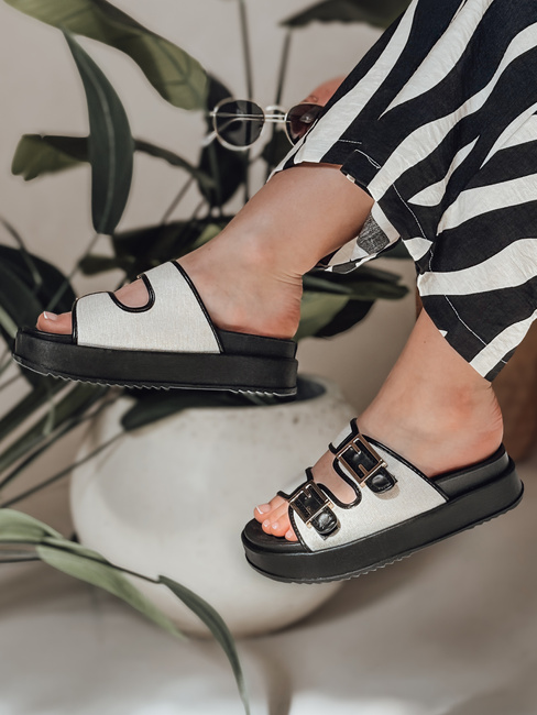 Női FLATSTEP flip-flopok fekete Dstreet ZY0894