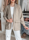 Női oversize dzseki SOFT LOVE sötétbarna Dstreet PY0130_2