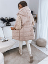 Női steppelt mellény GAMIS bézs Dstreet TY3293