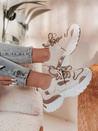 CELESTIC női platform tornacipő bézs Dstreet ZY0818 ZY0818
