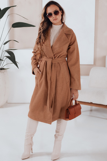 Női NANCY teve színű kabát Dstreet TY3885