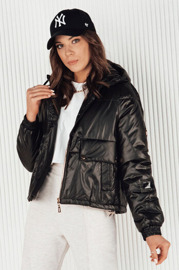 Női átmeneti dzseki ARON fekete Dstreet TY4113