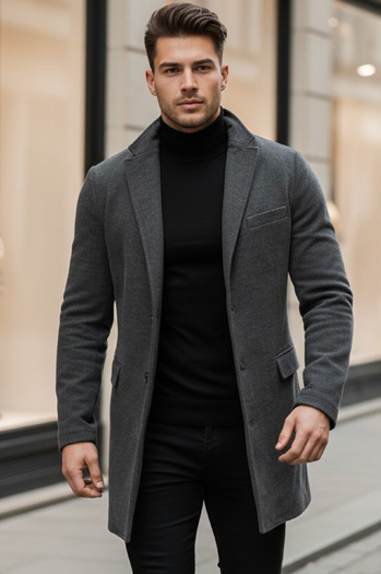 Férfi kabát camel színben CX0441