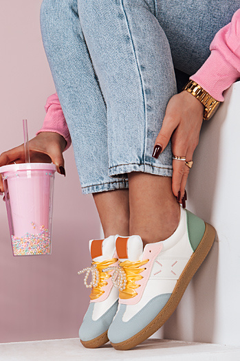 Női sportos PEARLSTEP többszínű tornacipő Dstreet ZY0682 ZY0682