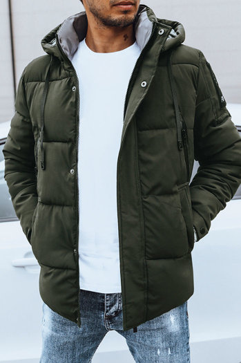 Férfi téli dzseki Szín Zöld DSTREET TX4459