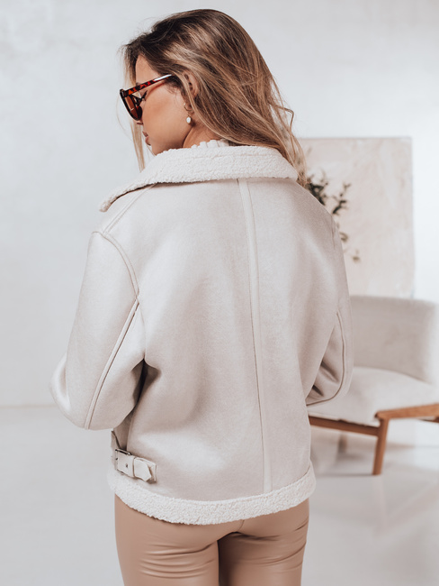 Női SOFTSTILL szarvasbőr kabát camel báránybőrrel Dstreet TY4748