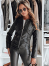 Női bőrkabát CHICLEATHER fekete Dstreet TY4969