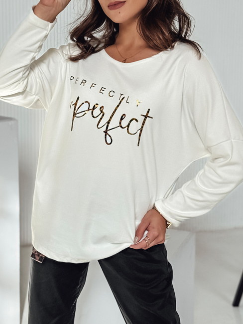 Női túlméretezett blúz PERFSTYLE fehér Dstreet RY2665