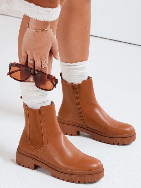 Női csizma MONDERICO camel Dstreet ZY0512 Női csizma MONDERICO camel Dstreet ZY0512