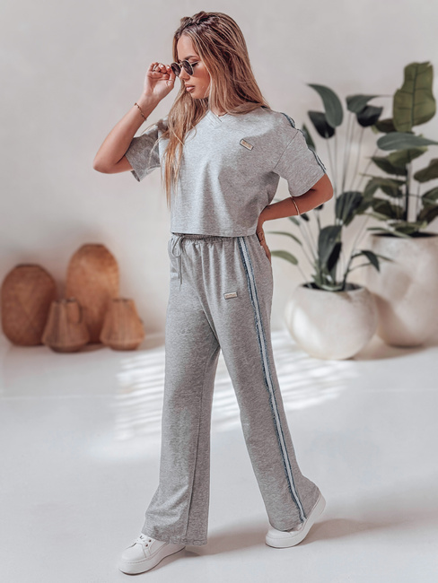 Női oversize edzőruha szett SPORT LIKE szürke Dstreet AY1145 AY1145