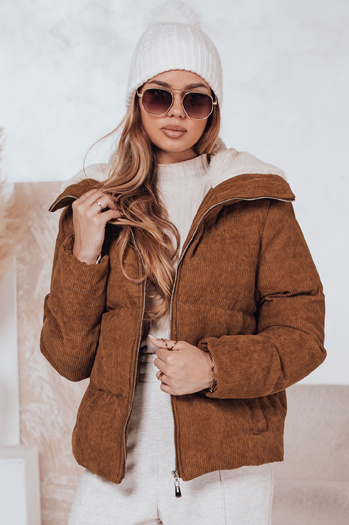 Női télikabát TRENDYGLAM barna Dstreet TY4360 TY4360