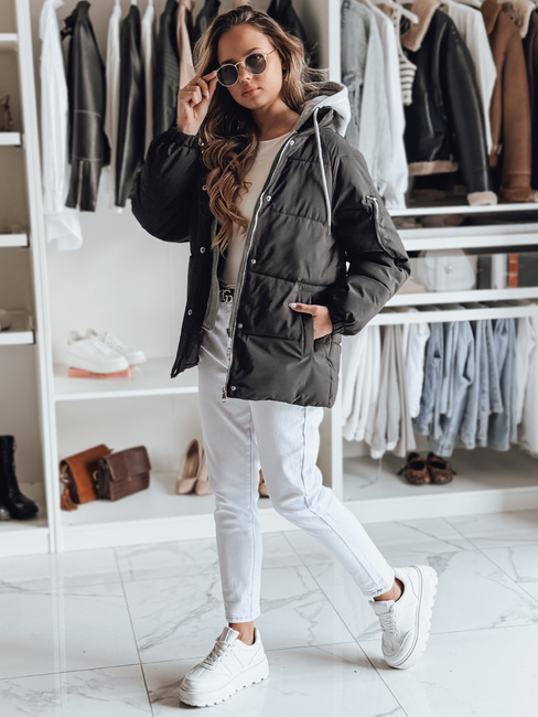 Női téli dzseki SPACE Szín Fekete DSTREET UX4070