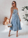 Farmer midi ruha övvel SUMMER SKY blue Dstreet EY2585_1