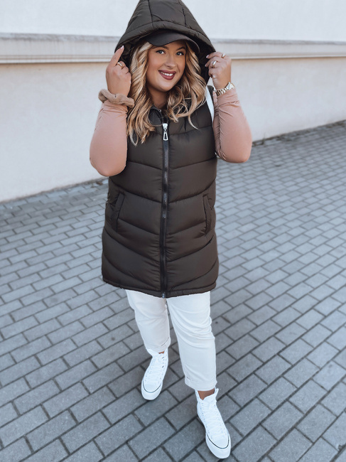 Női mellény MIRELLI kávé színben Dstreet TY2921