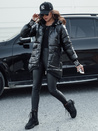 Kurtka przejściowa damska pikowana z kapturem FASHION CHIC czarna Dstreet TY4583