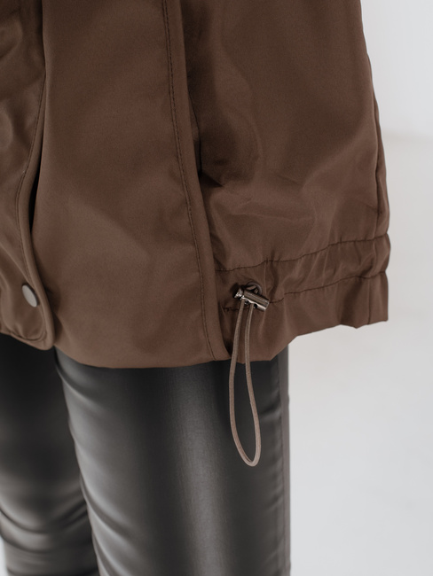 Női átmeneti kabát ORLANDO barna Dstreet TY3610 TY3610