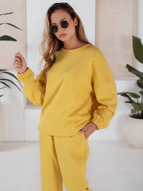 Női melegítő szett ARIELLA PREMIUM sárga színben Dstreet AY0734
