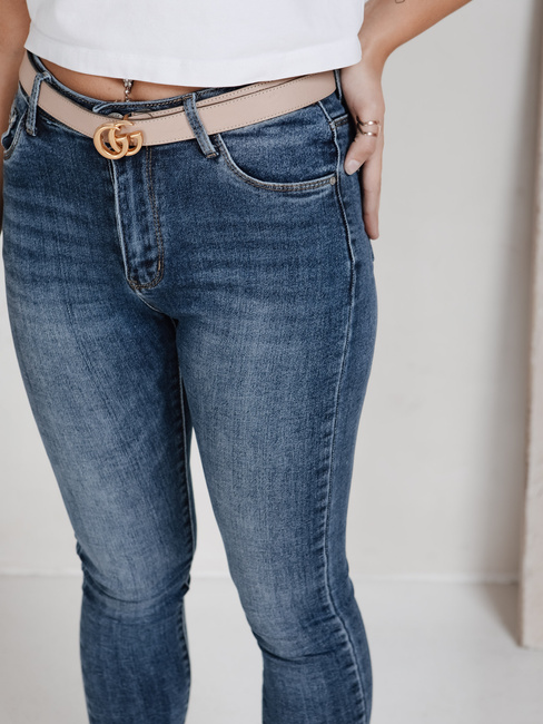 Női szűk farmer kék Dstreet UY2816 UY2816