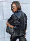 Női bőrkabát VOGUE GLAM fekete Dstreet TY3898
